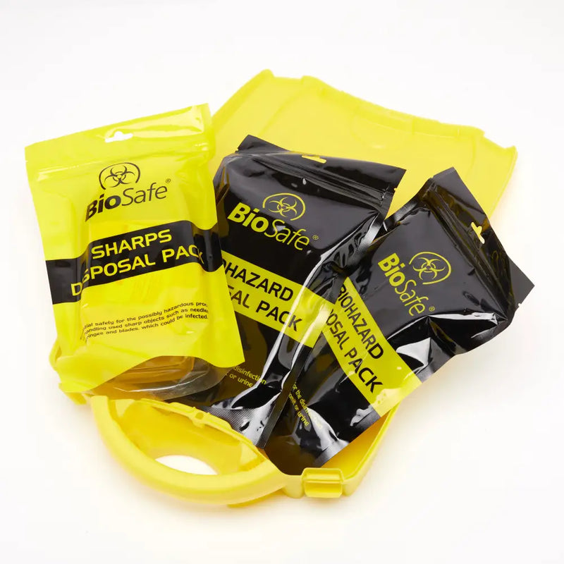 BioSafe Body Fluid and Sharps Three Application Multi-Use Kit in PGB Box