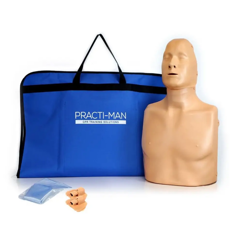 Practi-Man CPR Manikin Complete with Carry Bag